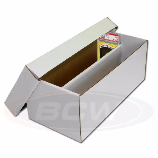 BCW - Cardboard Storage Box for Graded Cards/One - Touch/Semi - Rigid & Toploaders - Shoe Box BCW 722626921414