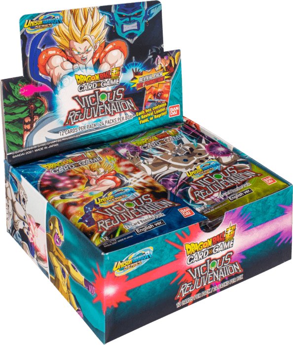 Dragon Ball - Vicious Rejuvenation - 1st Edition - Booster Box (24 Packs) Bandai 811039033927