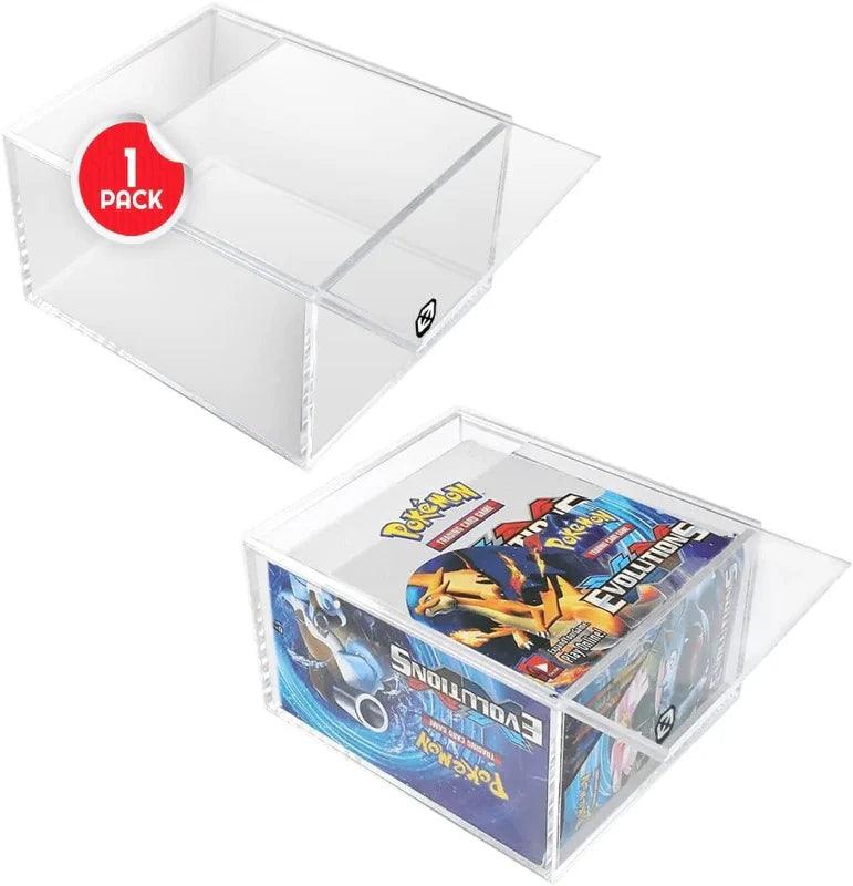 EVORETRO - Acrylic Protector for Pokemon Booster Box Standard Size - Sliding Lid & Anti - UV & Waterproof - 0.40mm Thick - 1 unit EVORETRO 3760265297573