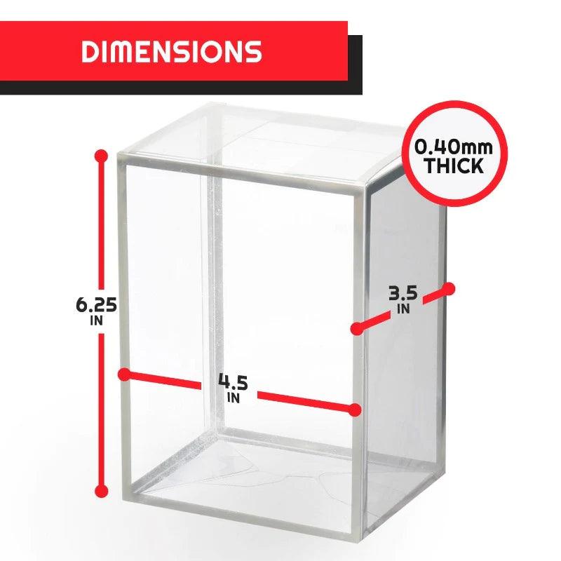 EVORETRO - Plastic Protector for Standard Size (4") Funko Pop - Silver - 0.40mm Thick (1 Protector) EVORETRO 3760265299942