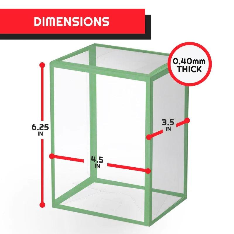 EVORETRO - Plastic Protectors for Standard Size (4") Funko Pop - Glows in the Dark - 0.40mm Thick (10 per Pack) EVORETRO 3760265299904