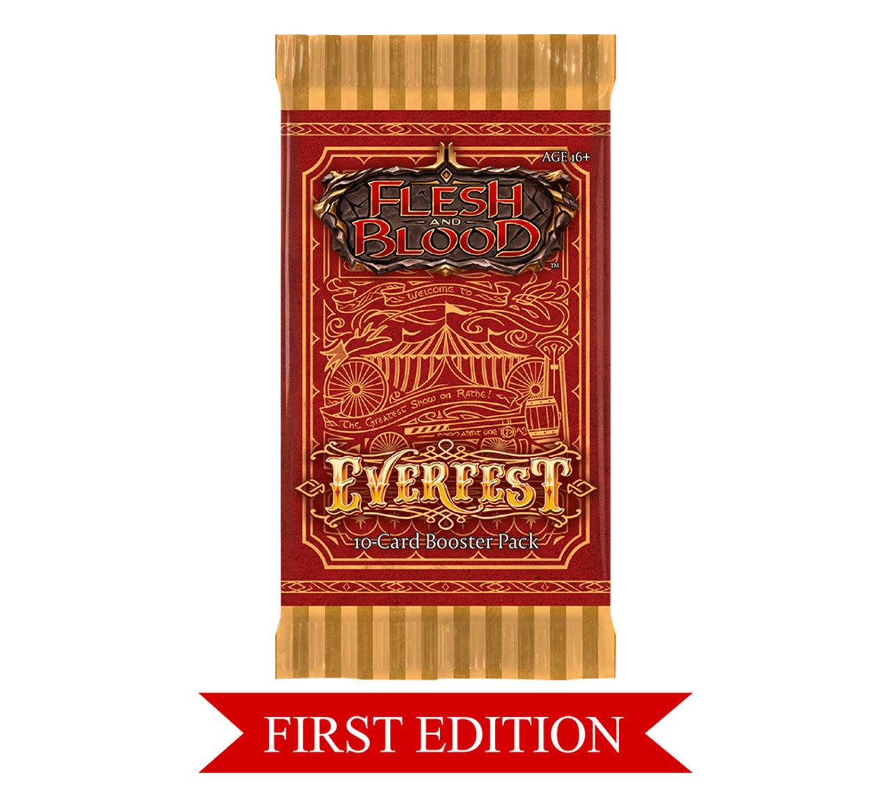 Flesh And Blood - Everfest - 1st Edition - Booster Pack (10 Cards) Legend Story Studios 9421905459587