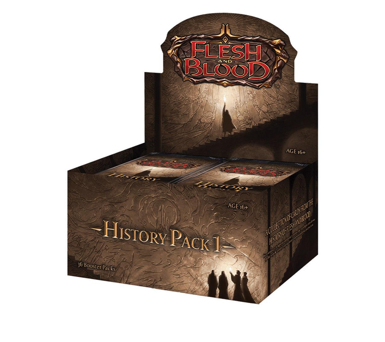 Flesh And Blood - History Pack 1 - Booster Box (36 Packs) Legend Story Studios 9421905459686