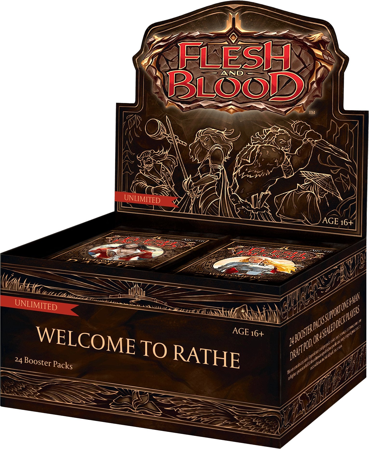 Flesh and Blood - Welcome to Rathe (UNLIMITED) - Booster Box (24 Packs) Legend Story Studios 9421905459303