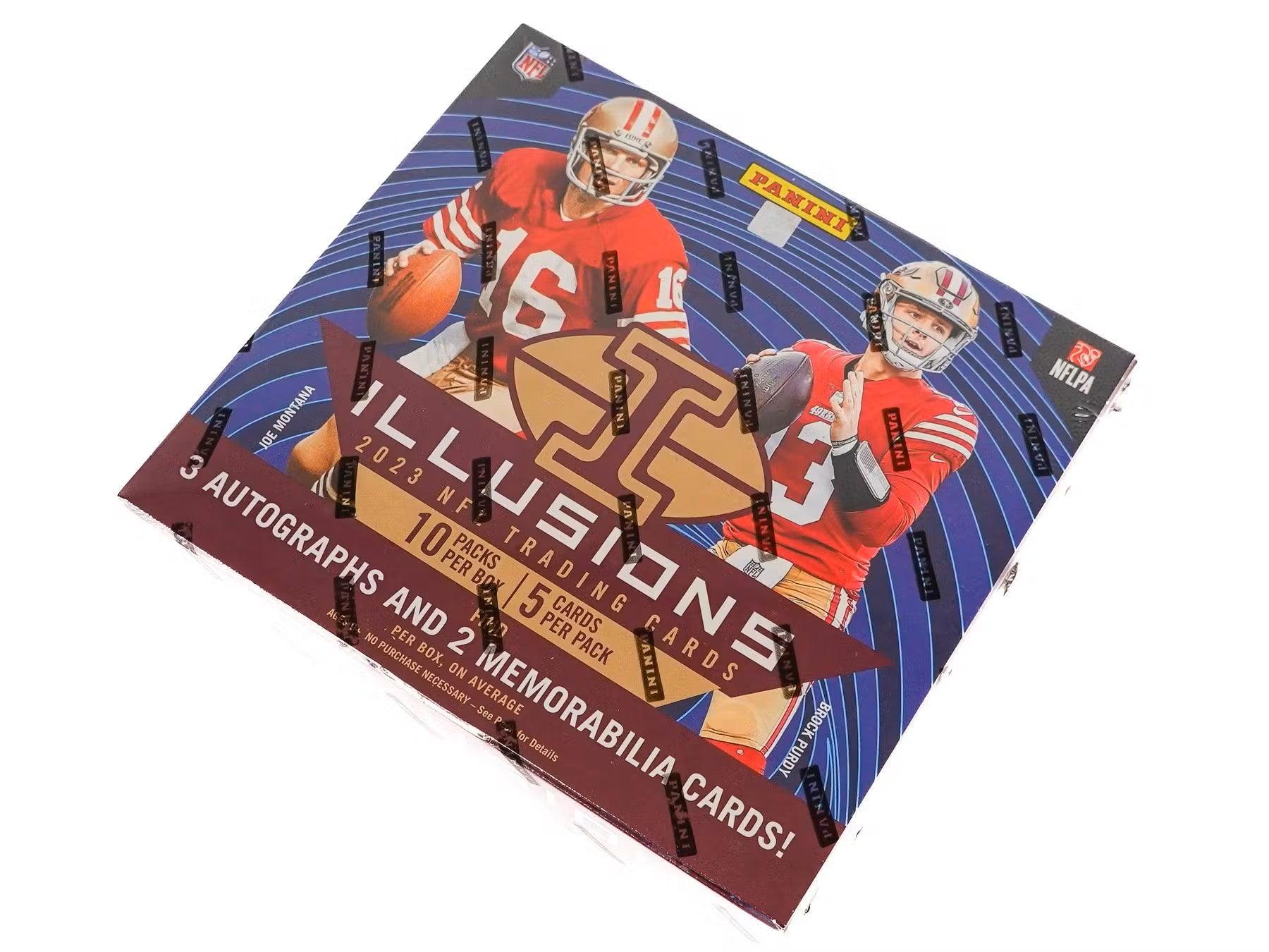 Football - 2023 - Panini Illusions Football - Hobby Box (10 Packs) Panini 746134143182