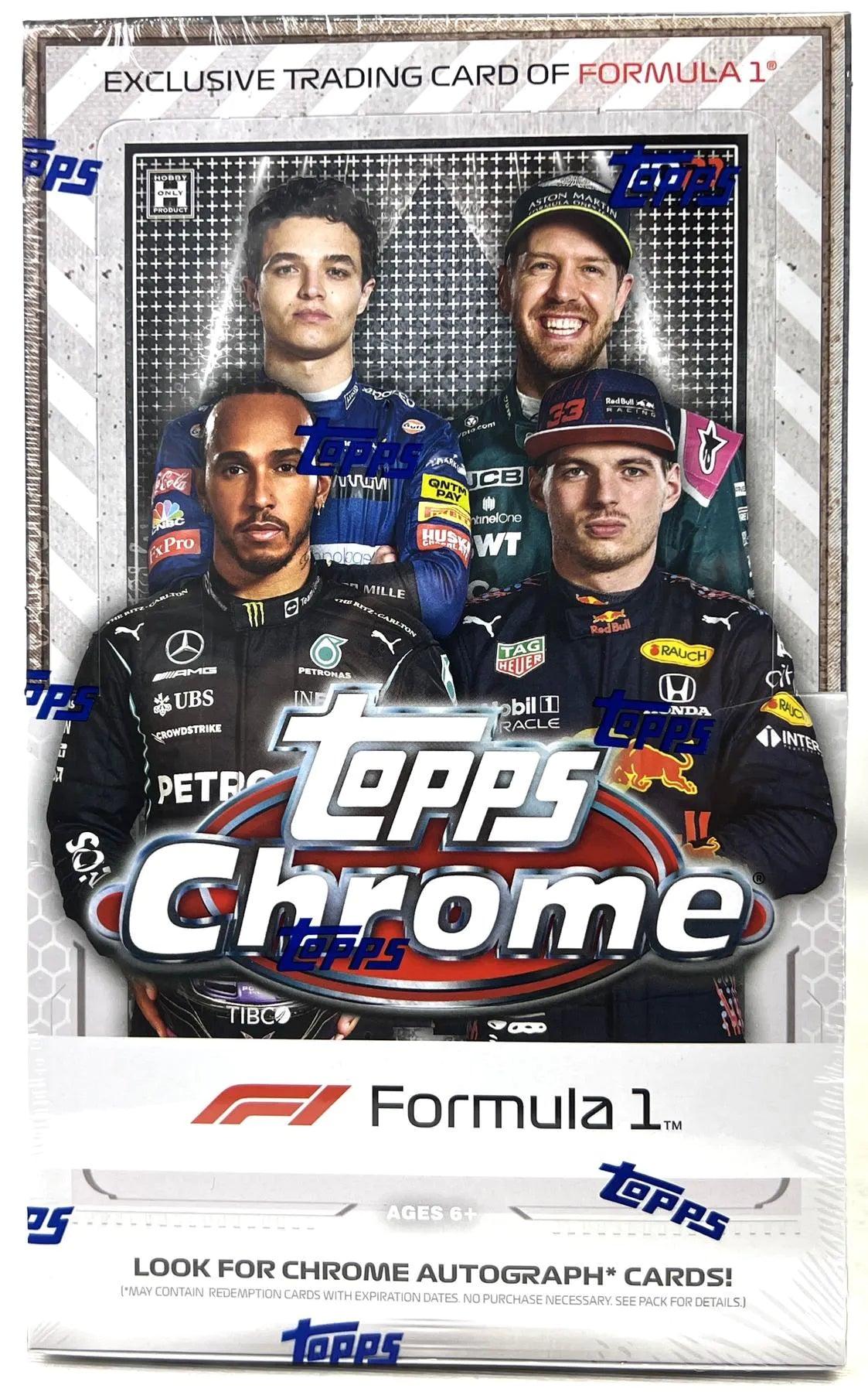 Formula 1 Racing (F1) - 2021 - Topps Chrome - Hobby Box (18 packs) Topps 0887521103331