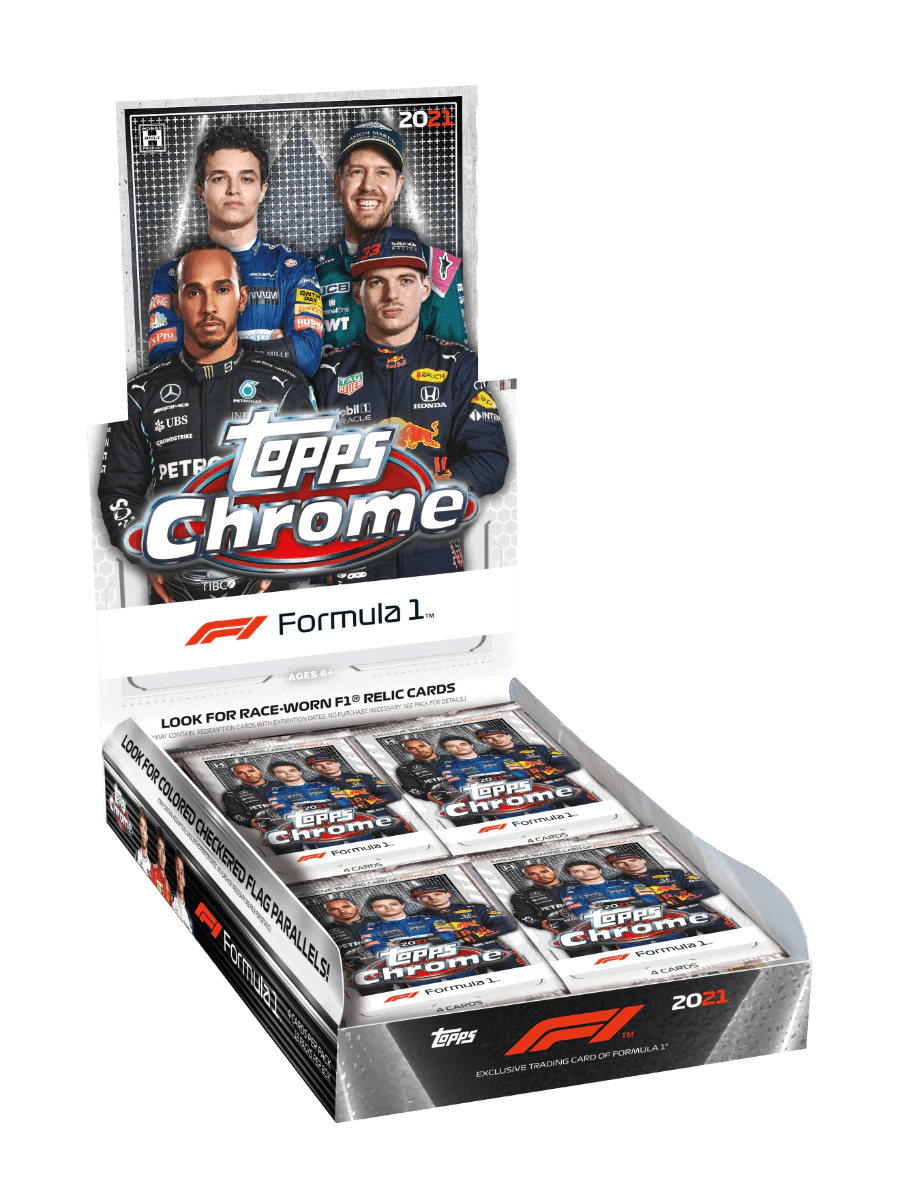 Formula 1 Racing (F1) - 2021 - Topps Chrome - Hobby Box (18 packs) Topps 0887521103331