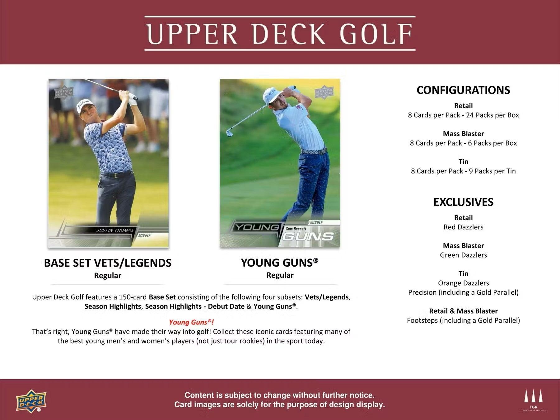 Golf - 2024 - Upper Deck - Blaster Box (6 Packs) Upper Deck 053334152891