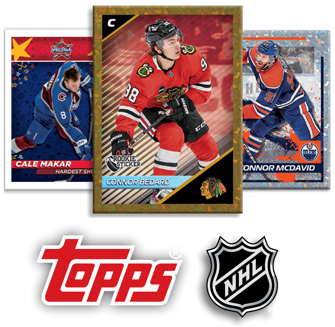 Hockey - 1x 2024 - 25 Topps NHL Sticker Pack (5 Stickers) Topps 887521133420