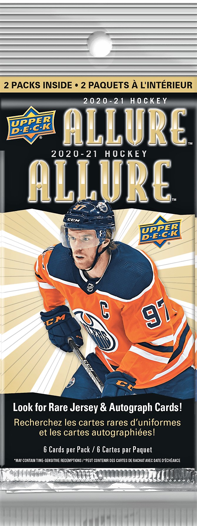 Hockey - 2020/21 - Upper Deck Allure - Hanger Pack (2 Packs) Upper Deck 053334951494