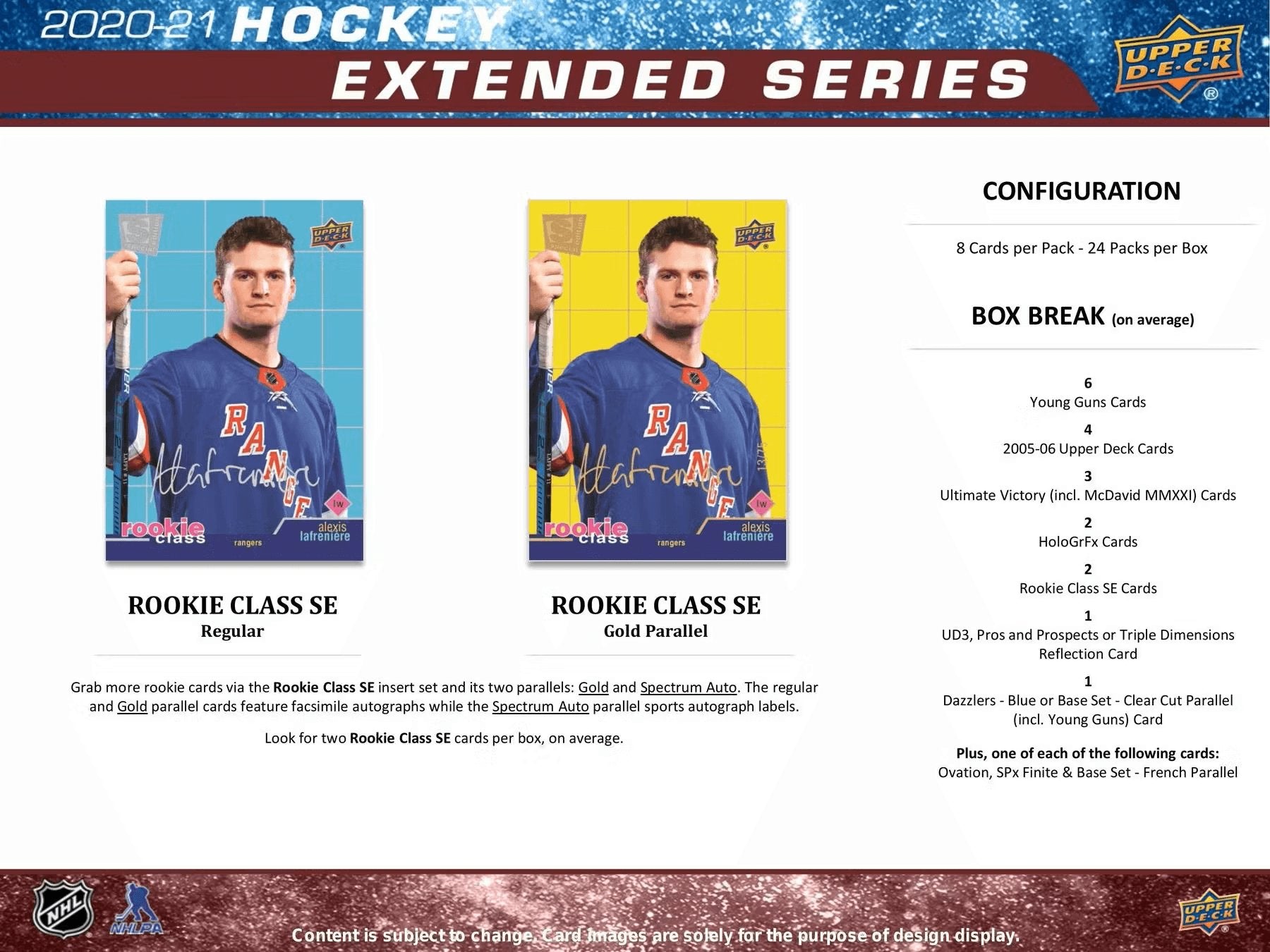 Hockey - 2020/21 - Upper Deck Extended Series - Hobby Box (24 Packs) Upper Deck 053334960205