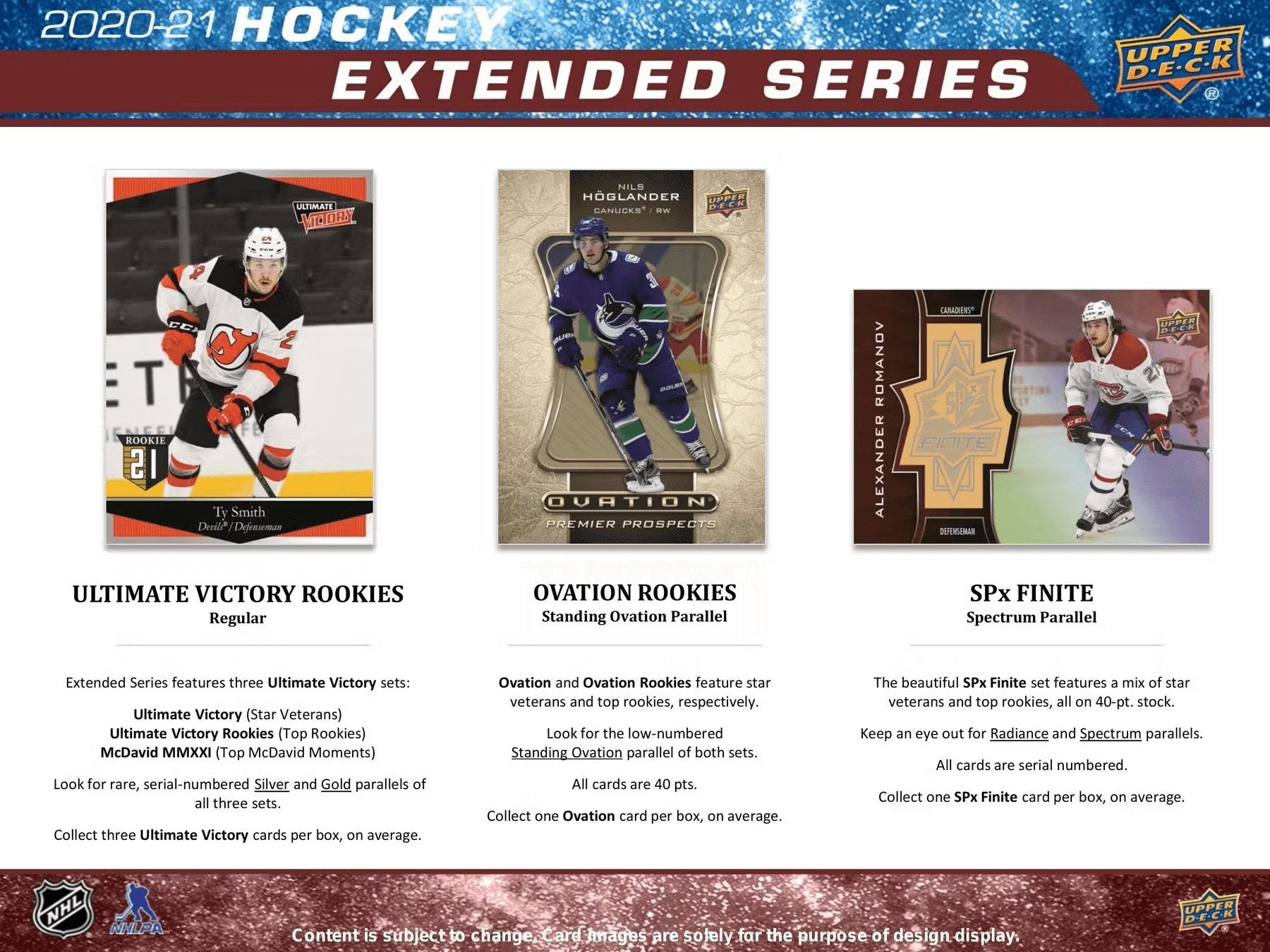 Hockey - 2020/21 - Upper Deck Extended Series - Hobby Box (24 Packs) Upper Deck 053334960205