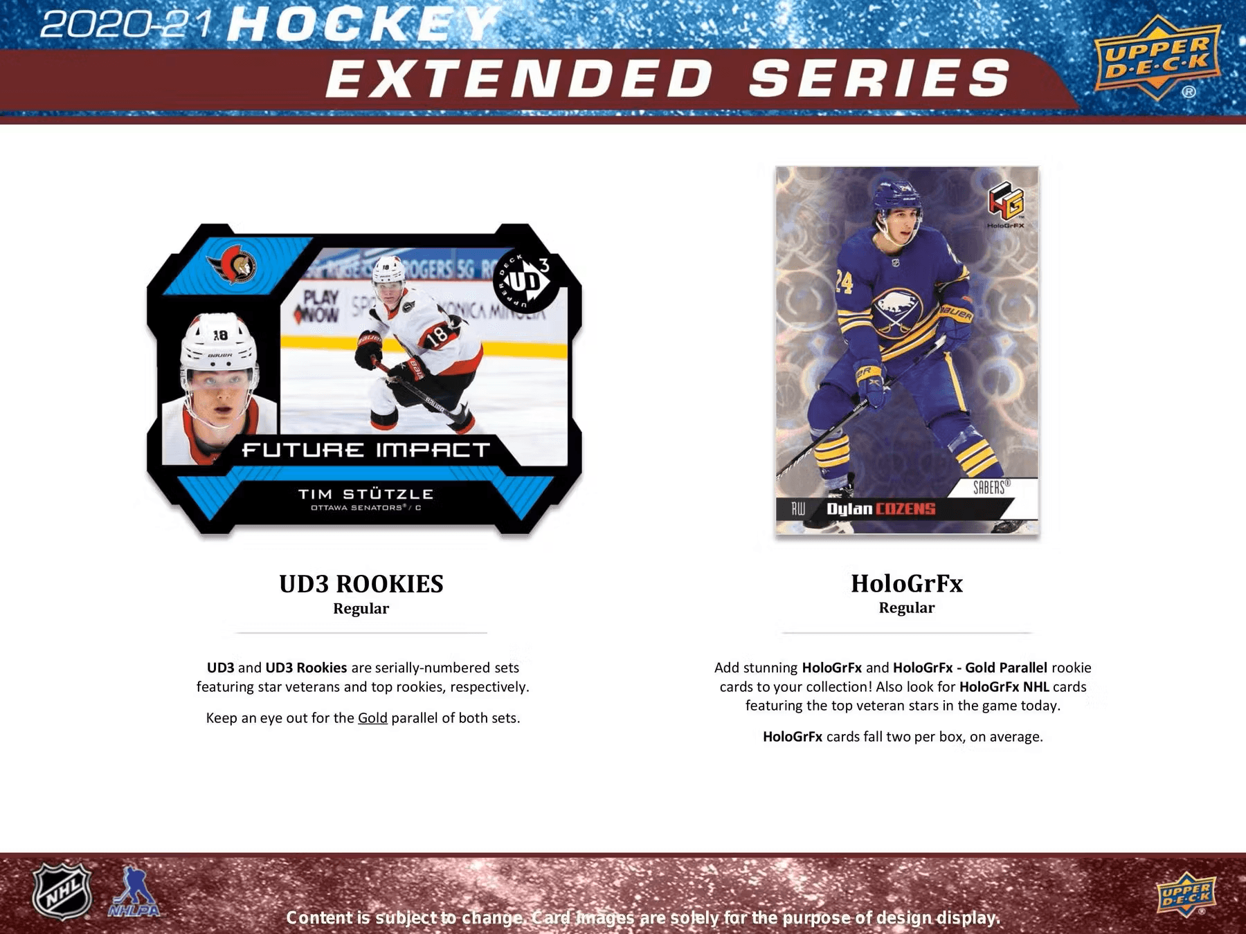 Hockey - 2020/21 - Upper Deck Extended Series - Hobby Pack (8 Cards) - Hobby Champion Inc
