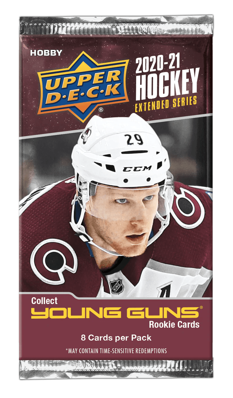 Hockey - 2020/21 - Upper Deck Extended Series - Hobby Pack (8 Cards) Upper Deck 053334960212