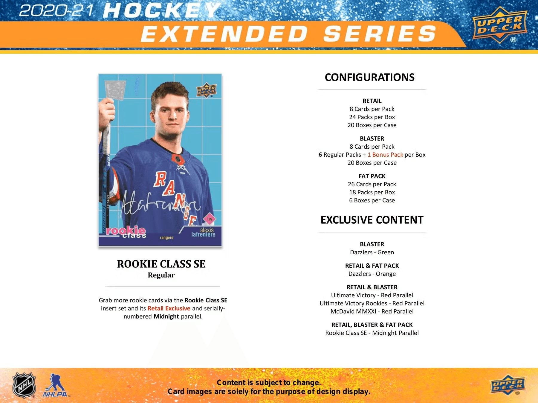 Hockey - 2020/21 - Upper Deck Extended Series - Retail Box (24 Packs) Upper Deck 053334960274