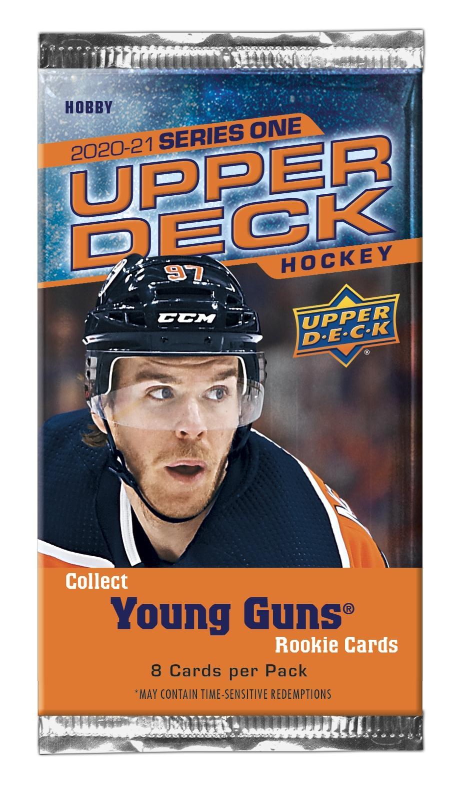 Hockey - 2020/21 - Upper Deck Series 1 - Hobby Pack (8 Cards) Upper Deck 053334949064