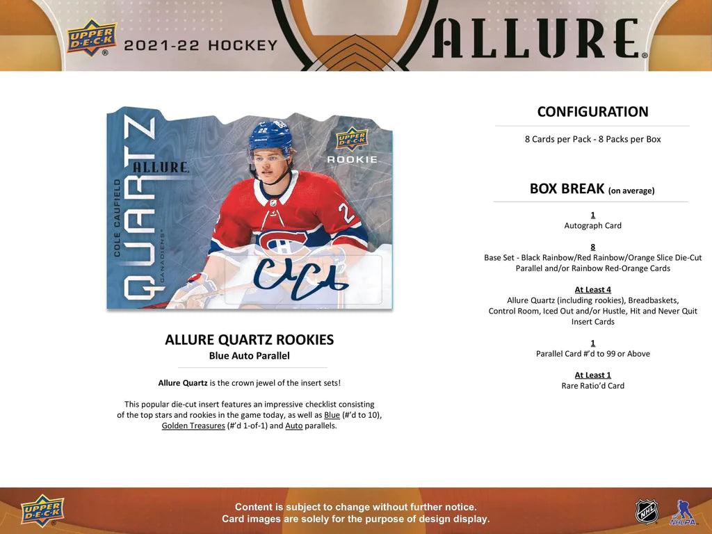 Hockey - 2021/22 - Upper Deck Allure - Hobby Box (8 Packs) Upper Deck 053334976794