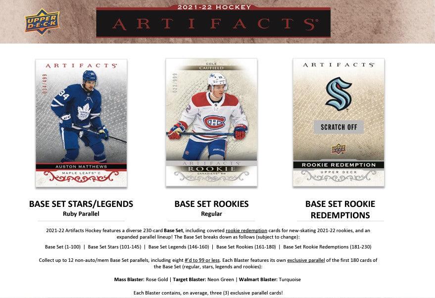 Hockey - 2021/22 - Upper Deck Artifacts - Blaster Box (7 Packs) Upper Deck 053334966740