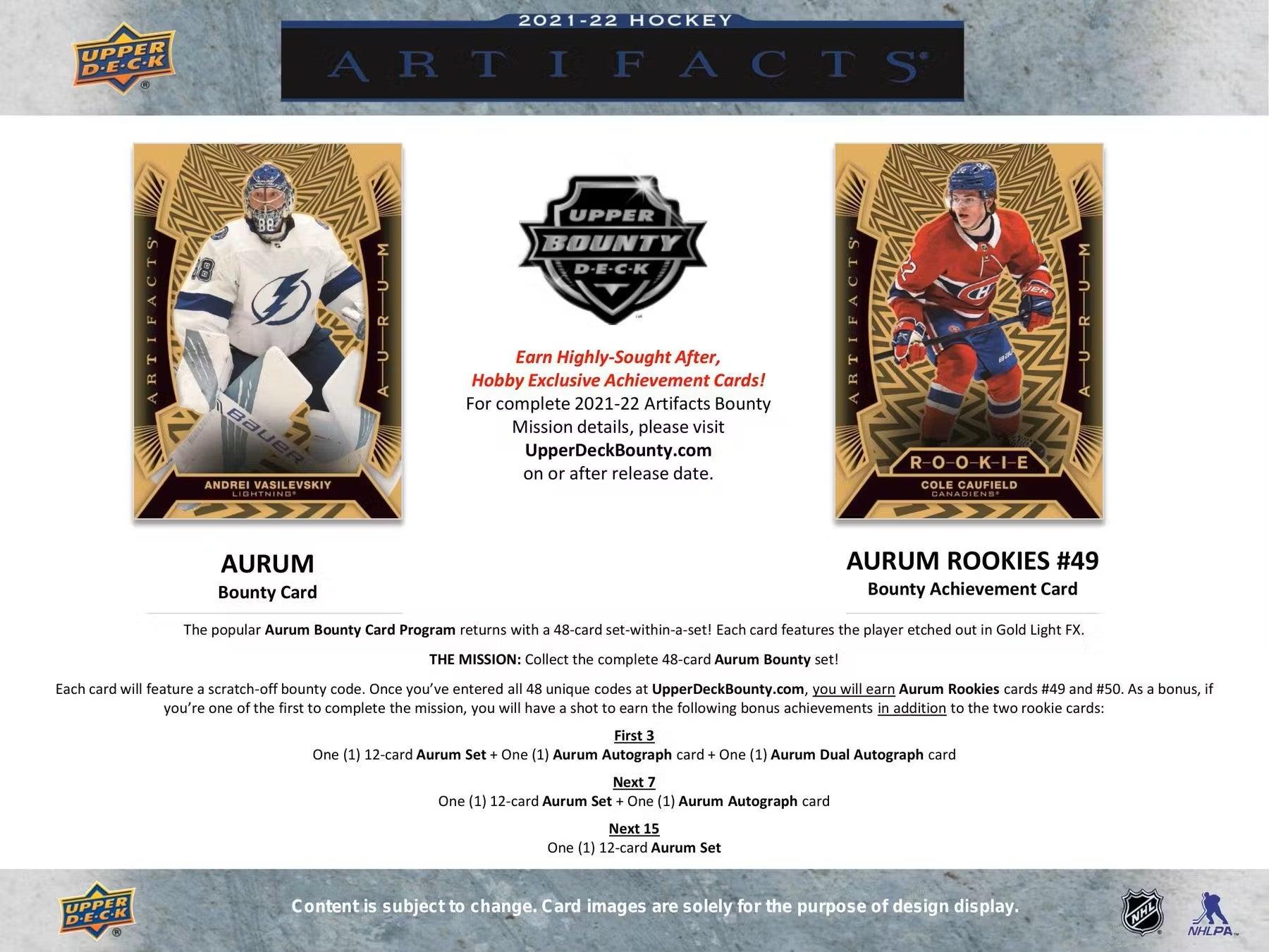 Hockey - 2021/22 - Upper Deck Artifacts - Hobby Box (8 Packs) Upper Deck 053334966825