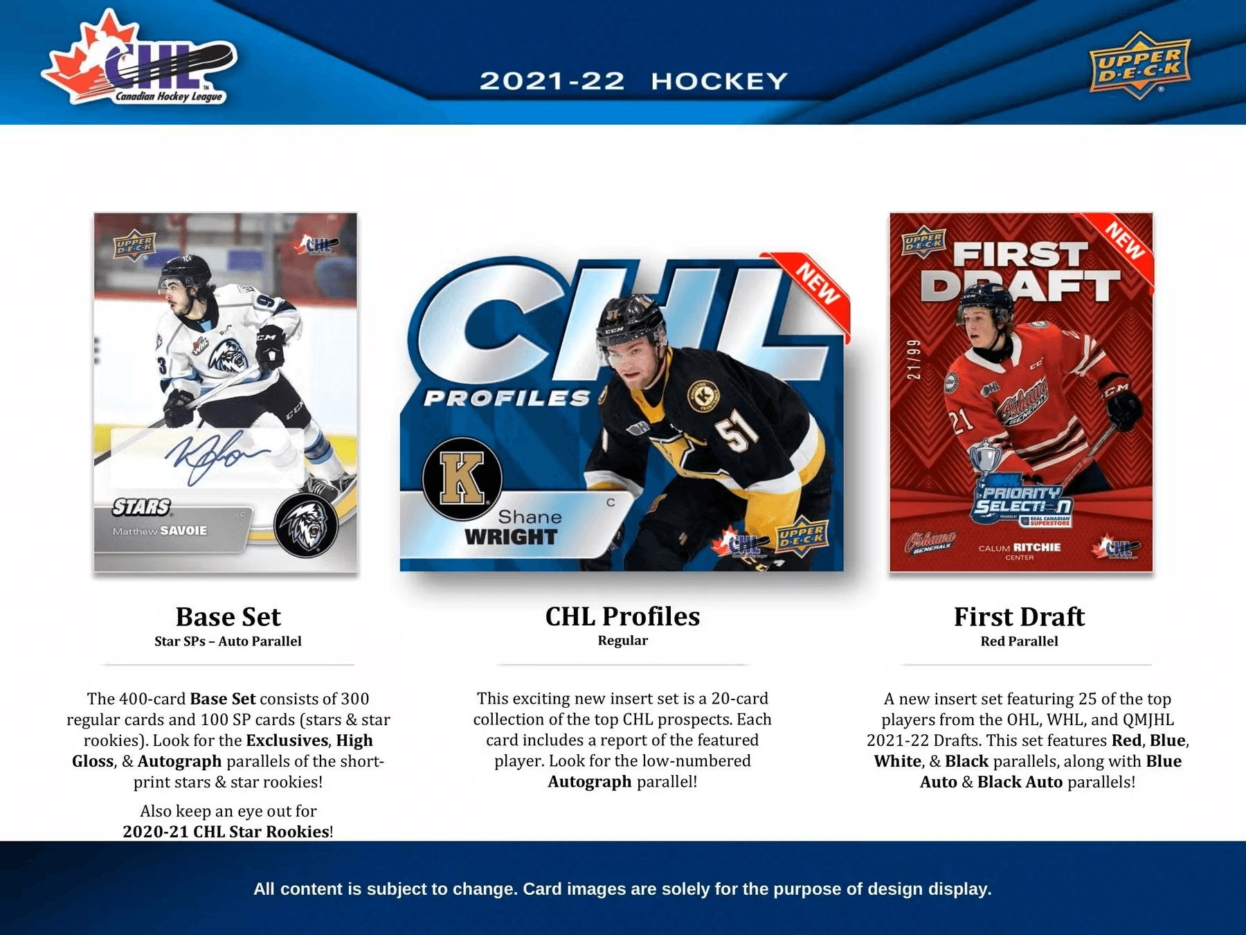 Hockey - 2021/22 - Upper Deck CHL - Hobby Box (12 Packs) Upper Deck 053334978866