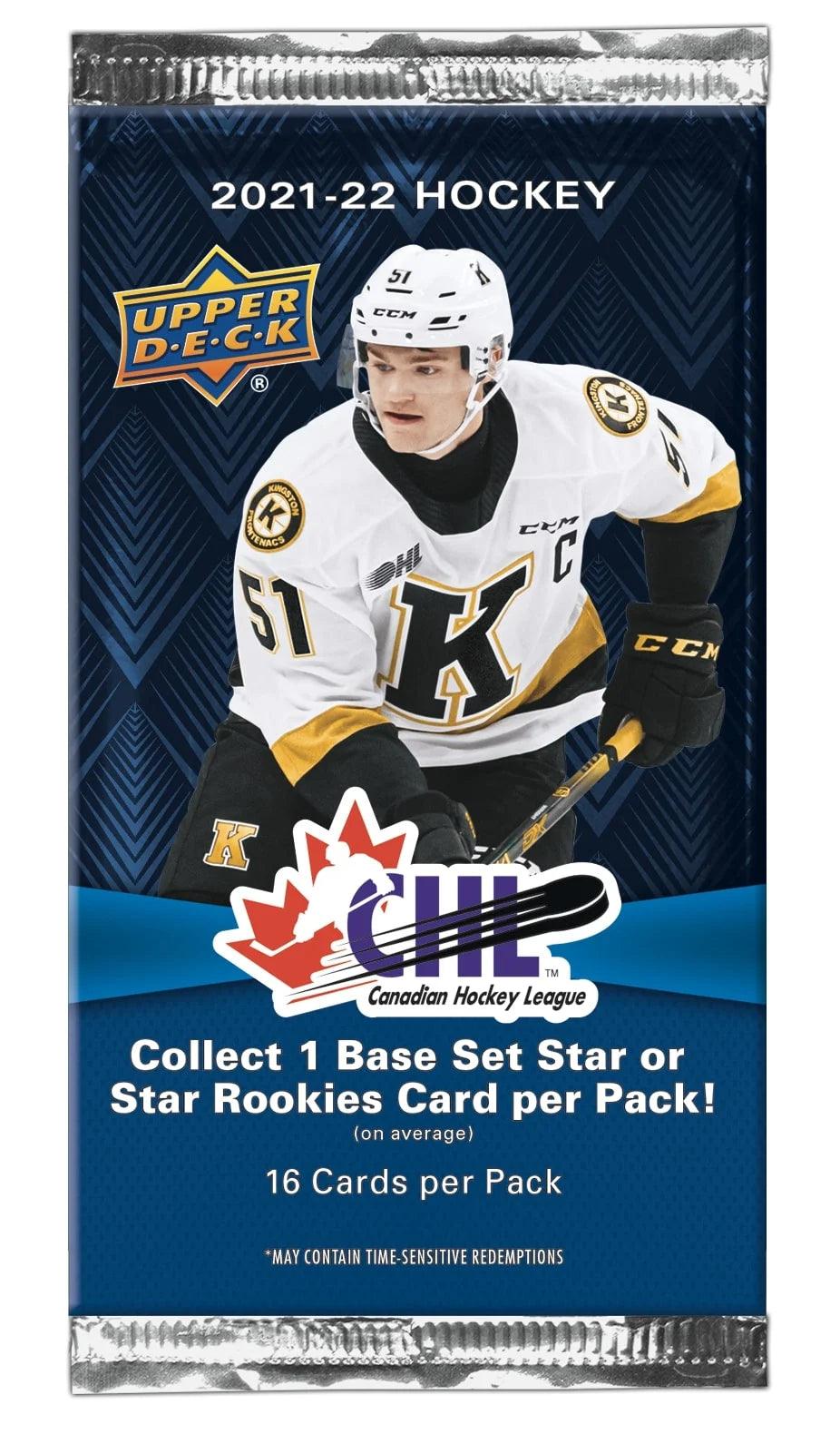 Hockey - 2021/22 - Upper Deck CHL - Hobby Pack (16 Cards) Upper Deck 053334978873