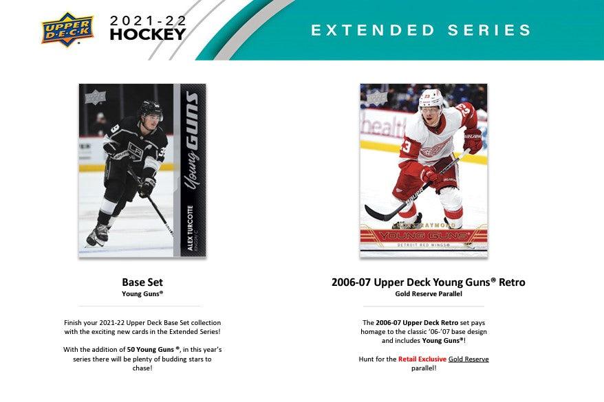 Hockey - 2021/22 - Upper Deck Extended Series - Retail Box (24 Packs) Upper Deck 053334991681