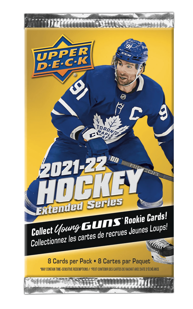 Hockey - 2021/22 - Upper Deck Extended Series - Retail Pack (8 Cards) Upper Deck 053334991698