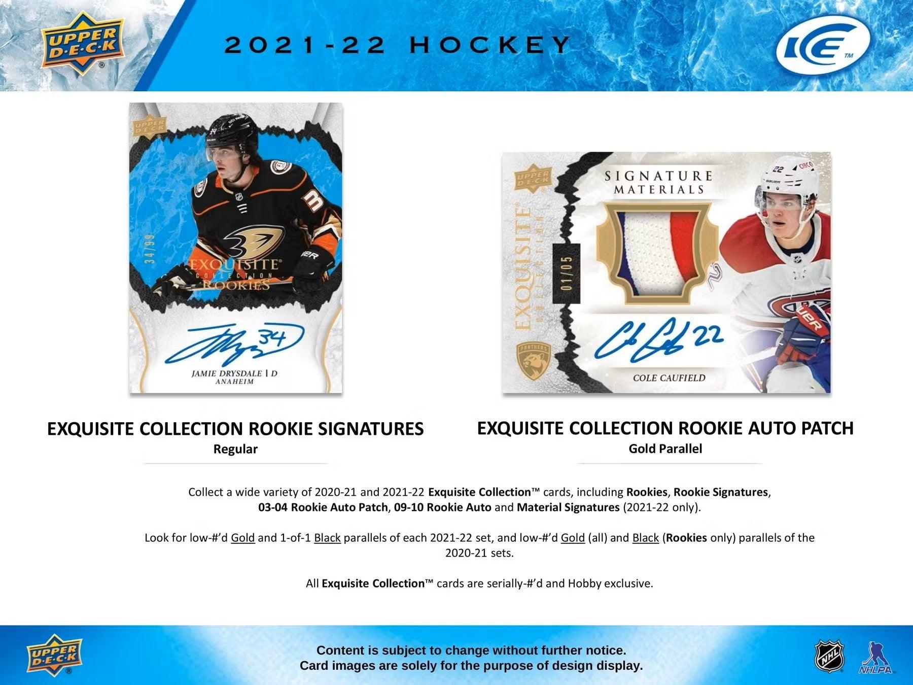 Hockey - 2021/22 - Upper Deck ICE - Hobby Box (12 Packs + 1 Bonus) Upper Deck 053334980845