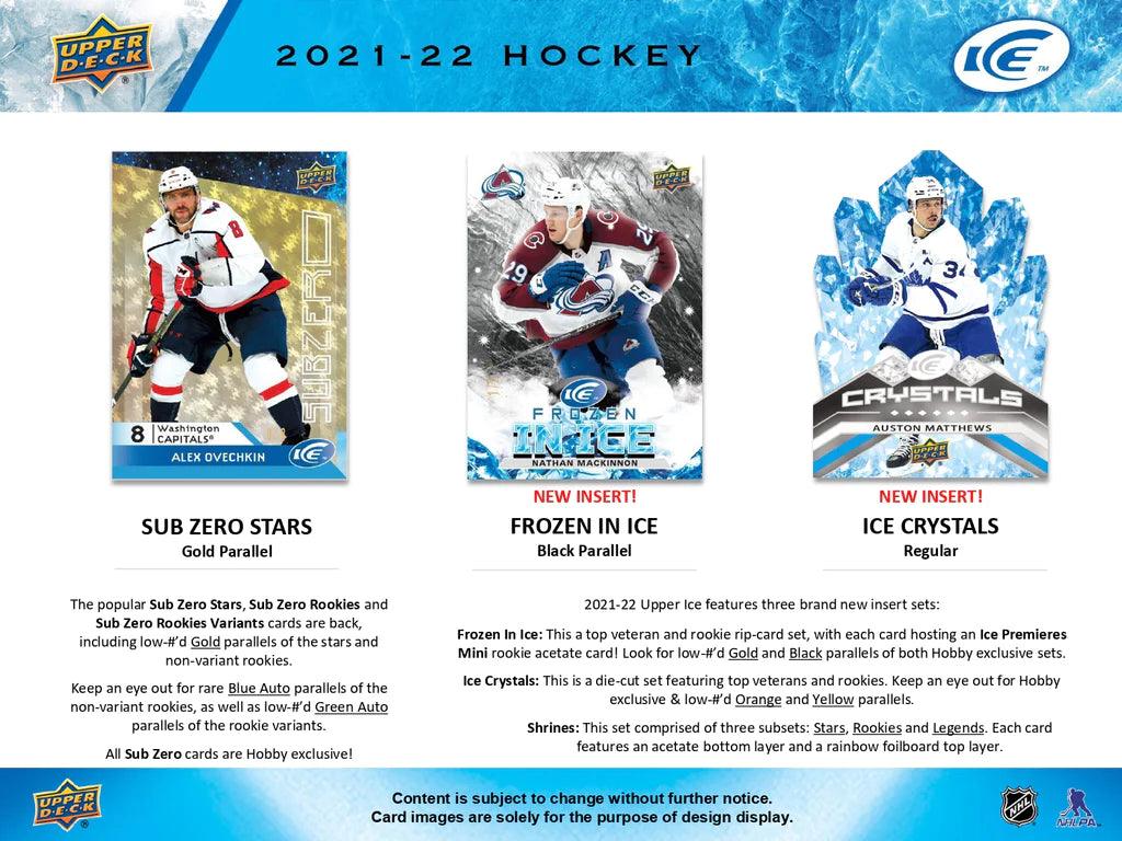 Hockey - 2021/22 - Upper Deck ICE - Hobby Pack (6 Cards) - Hobby Champion Inc