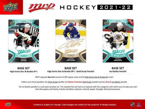 Hockey - 2021/22 - Upper Deck MVP - Retail Box (36 packs) Upper Deck 053334967075