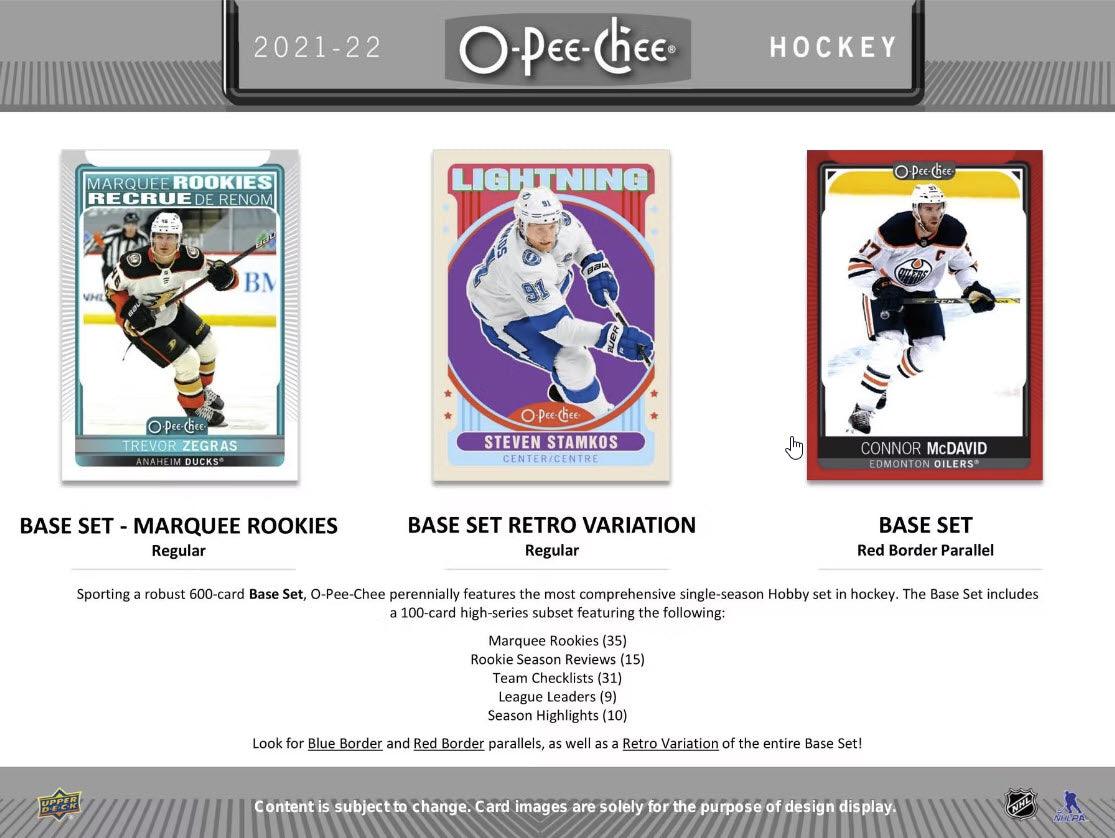 Hockey - 2021/22 - Upper Deck O - Pee - Chee - Blaster Box (9 Packs) Upper Deck 053334967747