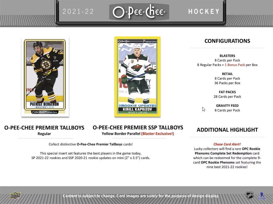 Hockey - 2021/22 - Upper Deck O - Pee - Chee - Blaster Box (9 Packs) Upper Deck 053334967747