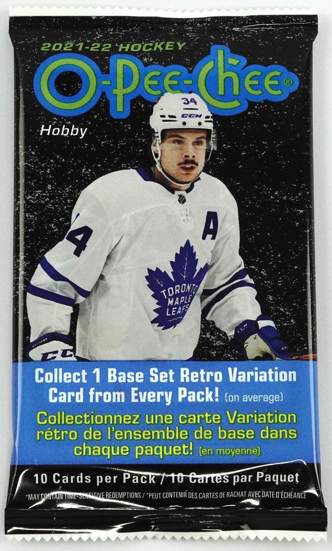 Hockey - 2021/22 - Upper Deck O - Pee - Chee - Hobby Pack (10 Cards) Upper Deck 053334967723