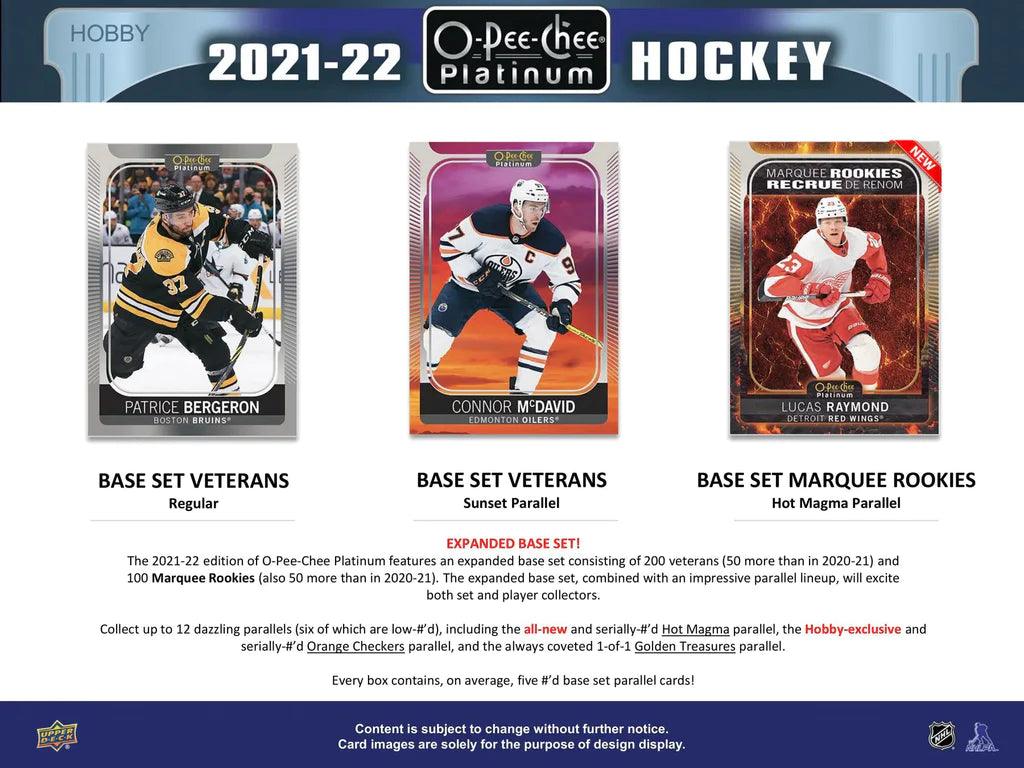 Hockey - 2021/22 - Upper Deck O - Pee - Chee Platinum - Hobby Box (12 Packs) Upper Deck 053334983365