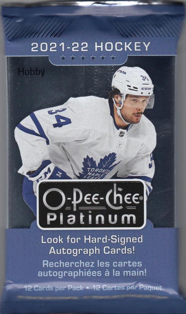 Hockey - 2021/22 - Upper Deck O - Pee - Chee Platinum - Hobby Pack (12 Cards) Upper Deck 053334983372