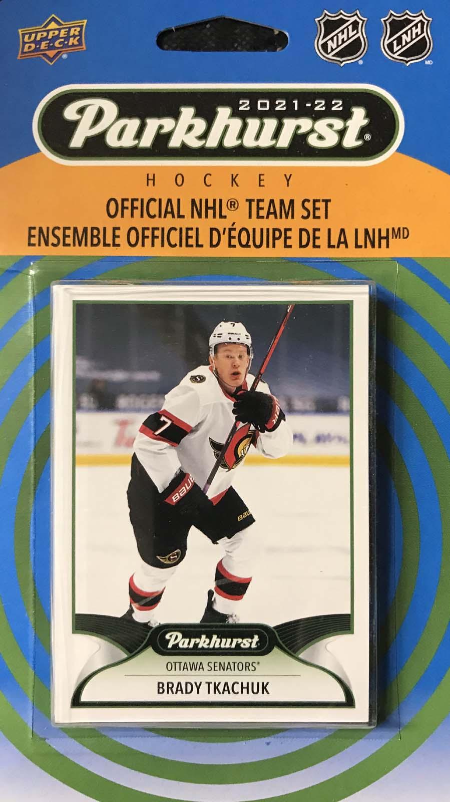 Hockey - 2021/22 - Upper Deck Parkhurst - Ottawa Senators - Factory Set (10 Cards) Upper Deck 723450728385