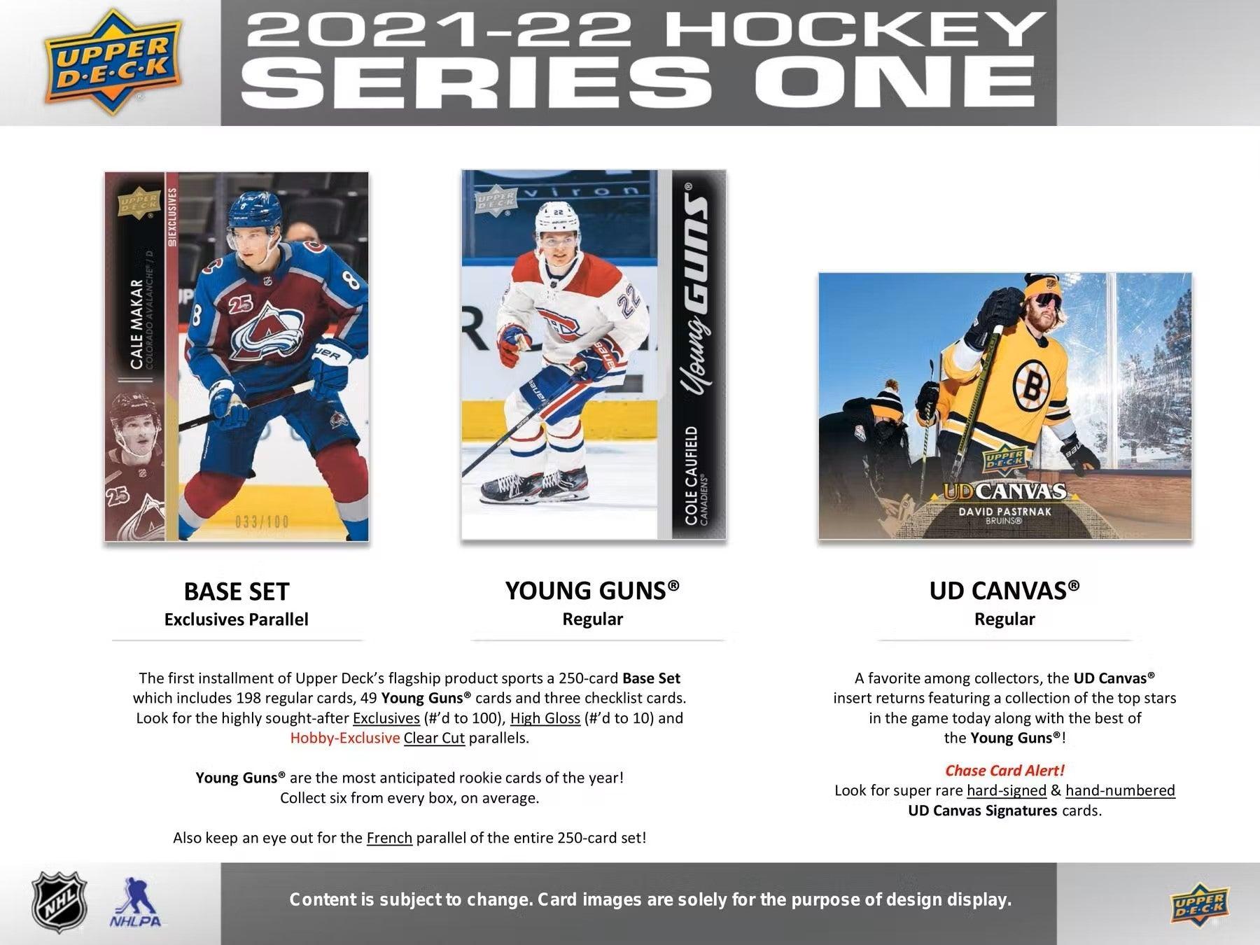 Hockey - 2021/22 - Upper Deck Series 1 - Hobby Box (24 Packs) Upper Deck 053334968249