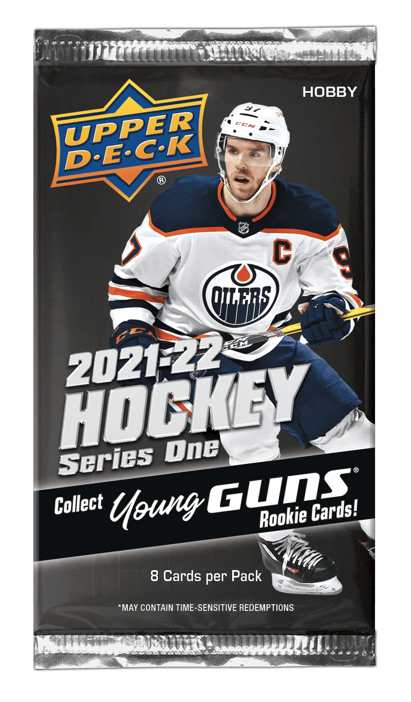 Hockey - 2021/22 - Upper Deck Series 1 - Hobby Pack (8 Cards) Upper Deck 053334968256