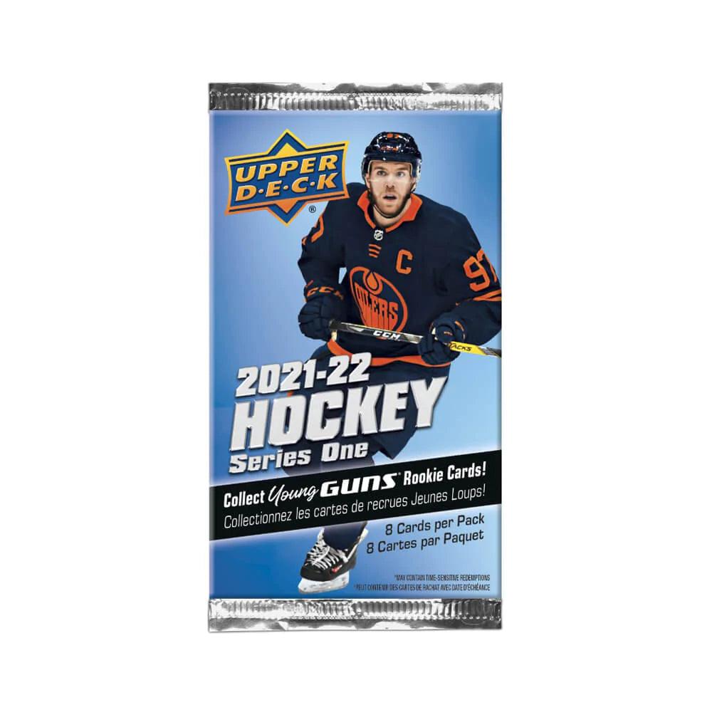 Hockey - 2021/22 - Upper Deck Series 1 - Retail Pack (8 cards) Upper Deck 053334968317