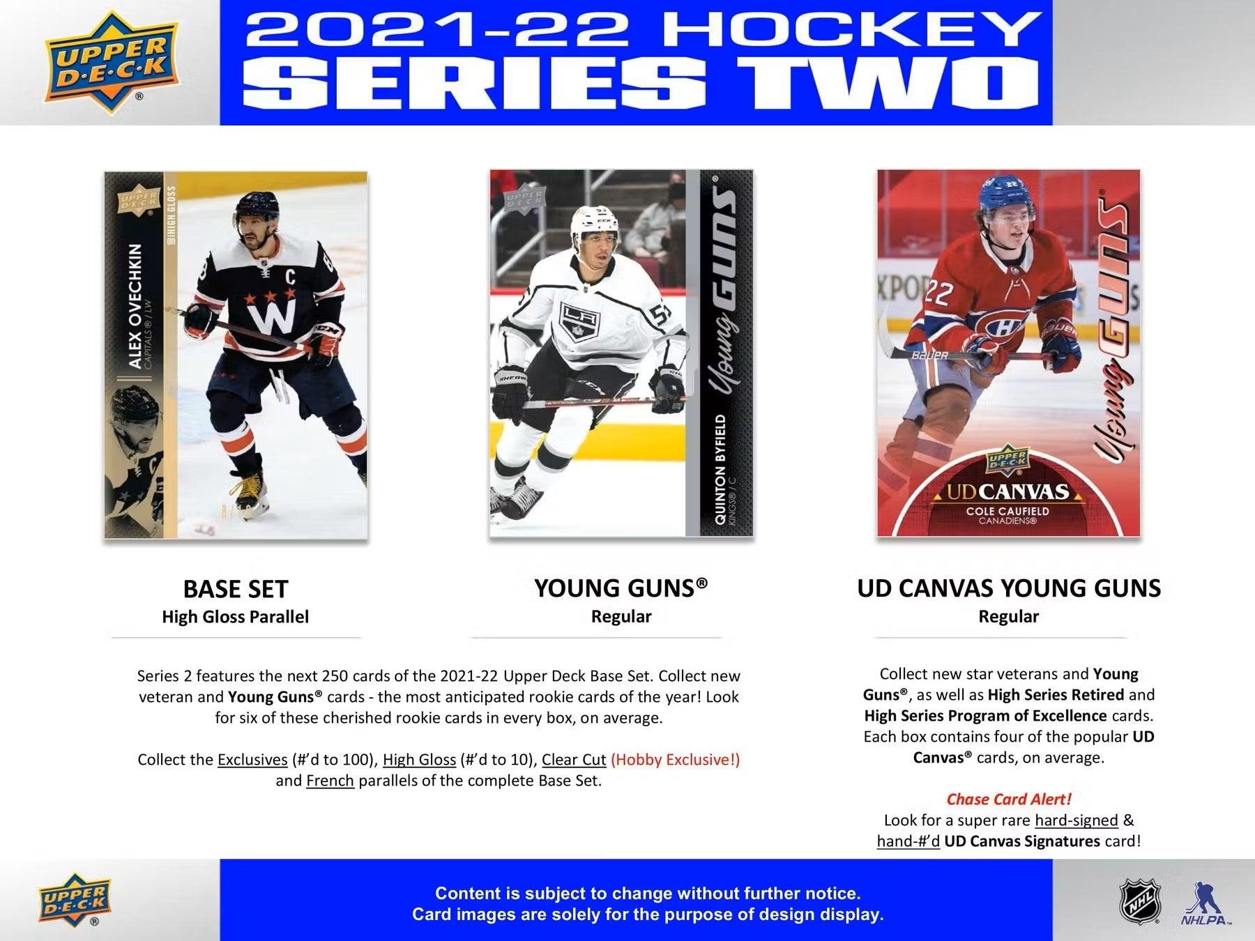 Hockey - 2021/22 - Upper Deck Series 2 - Hobby Box (24 Packs) Upper Deck 053334979696