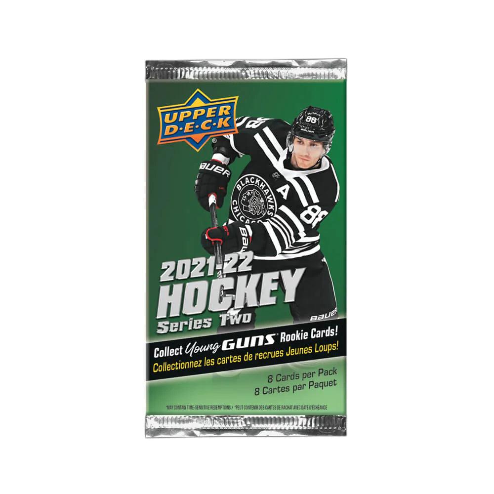 Hockey - 2021/22 - Upper Deck Series 2 - Retail Pack (8 Cards) Upper Deck 053334979764