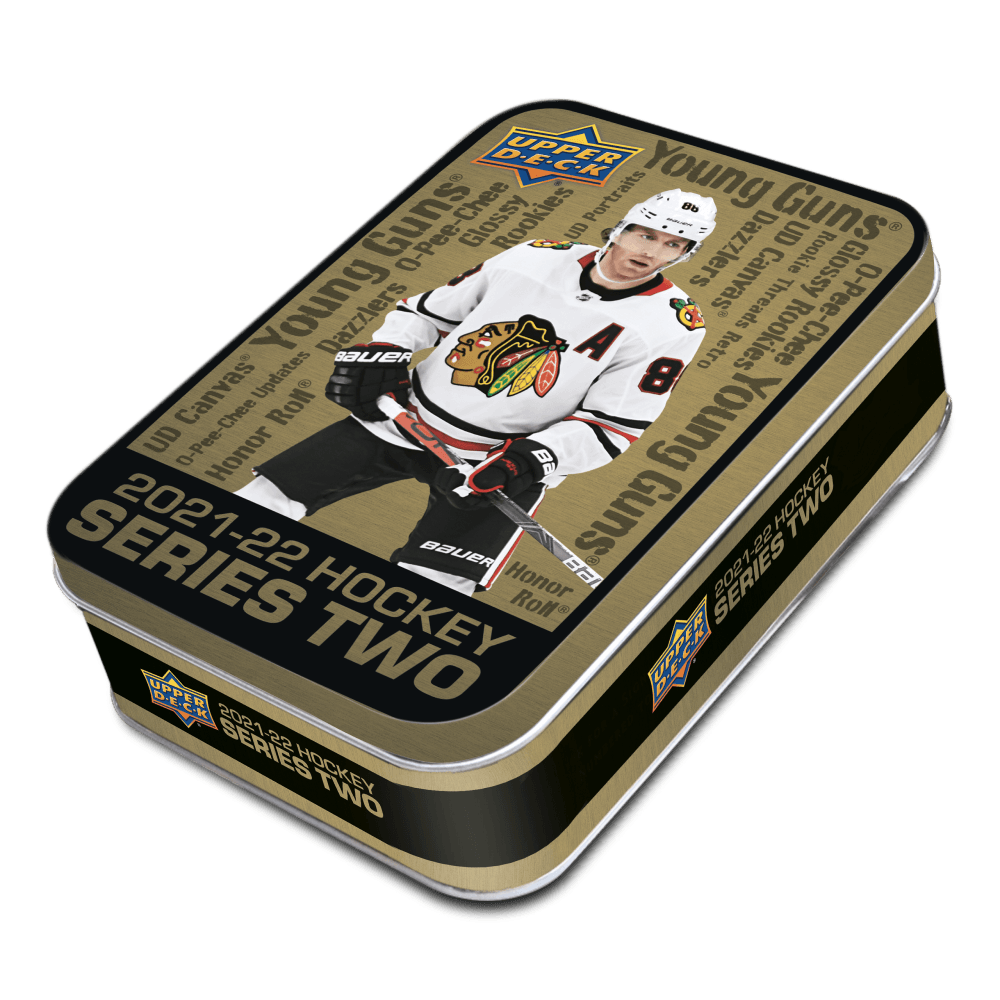 Hockey - 2021/22 - Upper Deck Series 2 - Tin Box (8 Packs + 1 Bonus Pack) Upper Deck 053334980098