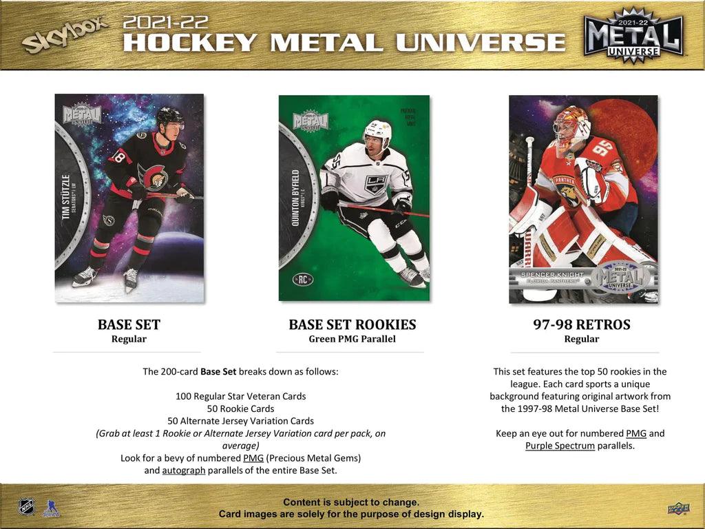 Hockey - 2021/22 - Upper Deck Skybox Metal Universe - Hobby Box (15 Packs) Upper Deck 053334978576