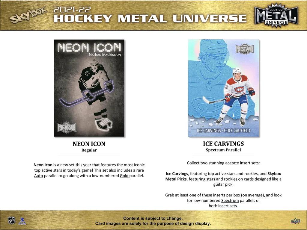 Hockey - 2021/22 - Upper Deck Skybox Metal Universe - Hobby Box (15 Packs) Upper Deck 053334978576