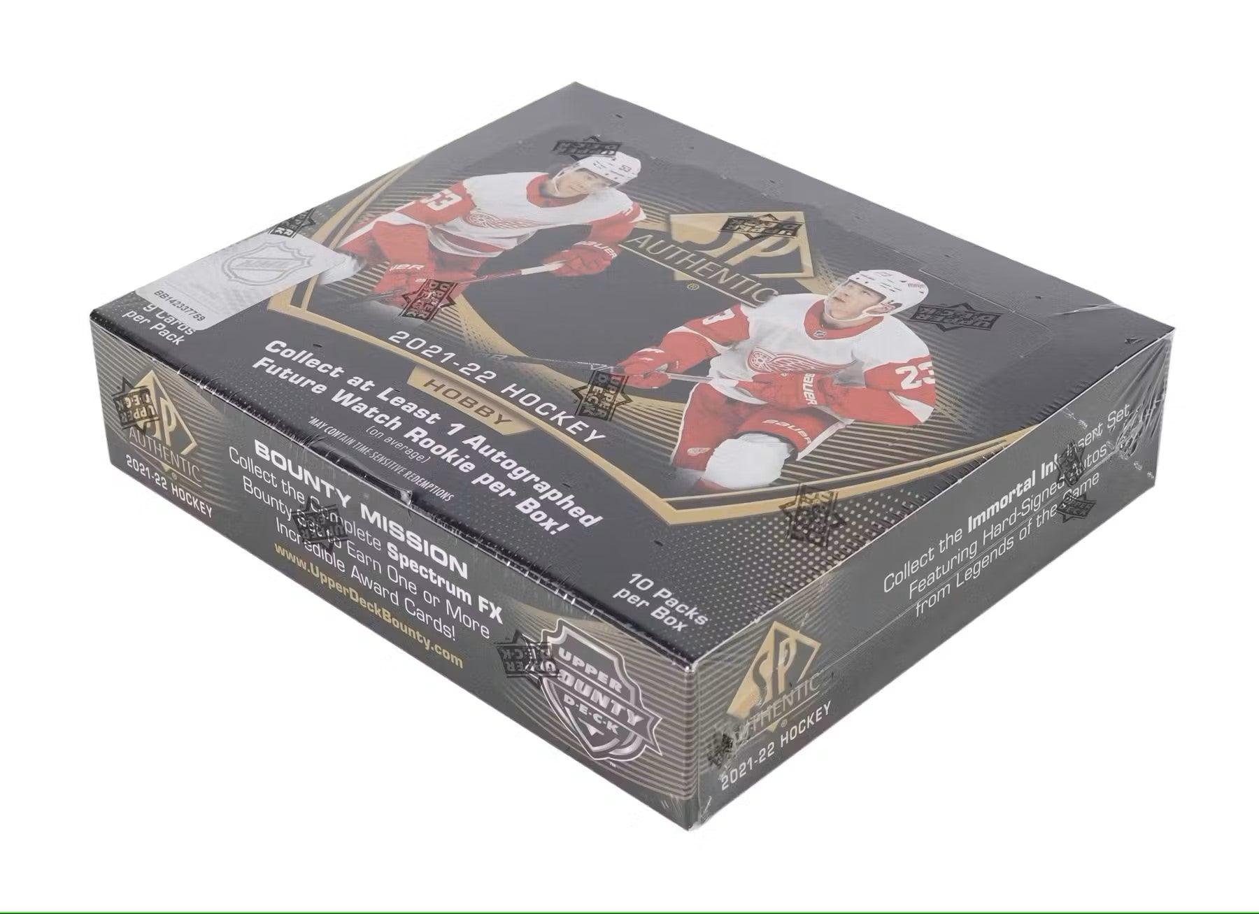 Hockey - 2021/22 - Upper Deck SP Authentic - Hobby Box (10 Packs) Upper Deck 053334984218