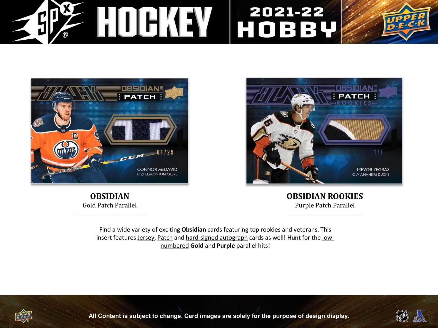 Hockey - 2021/22 - Upper Deck SPx - Hobby Box (4 Cards) Upper Deck 053334978064