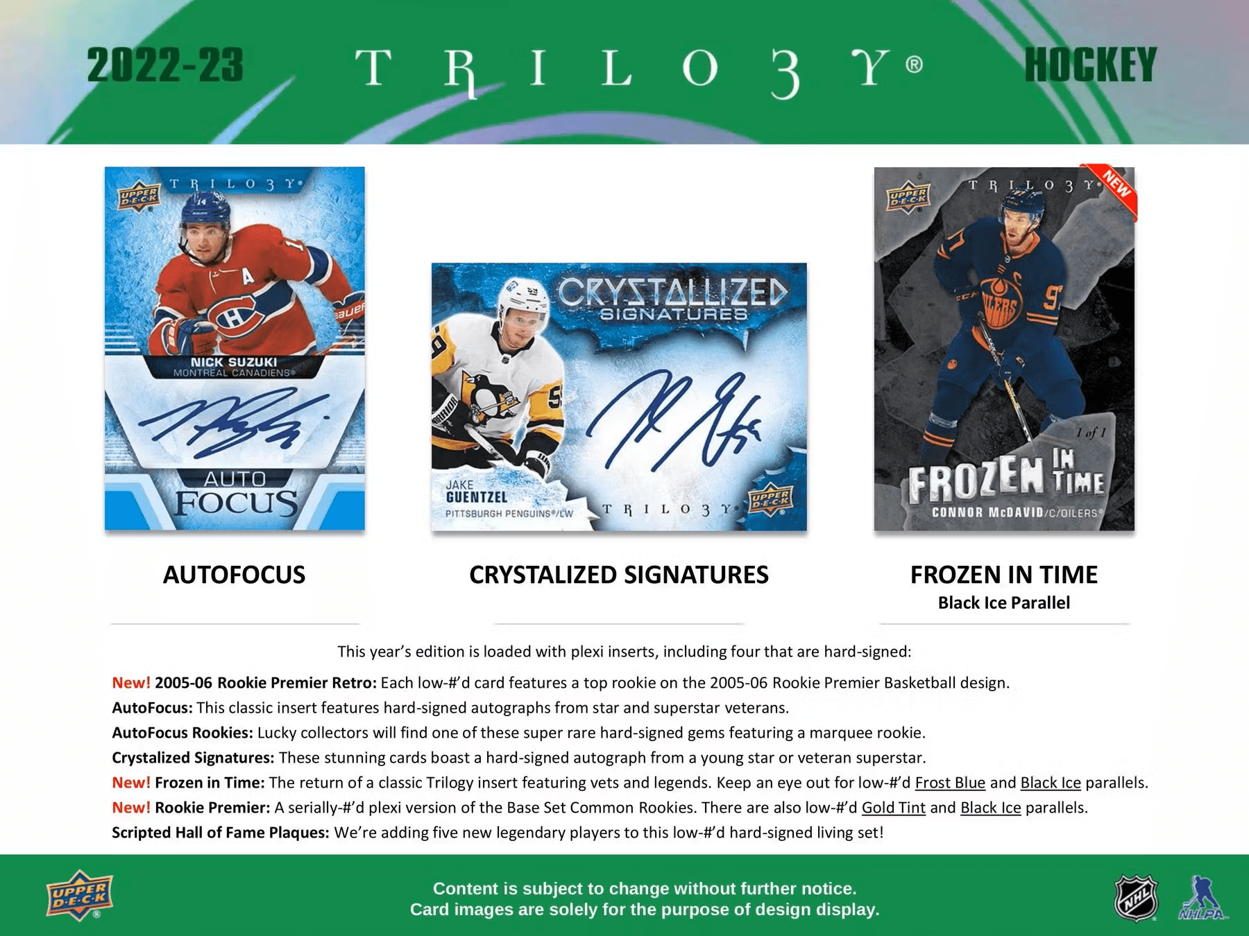 Hockey - 2022/23 - Trilogy - Hobby Box (6 Packs) - Hobby Champion Inc