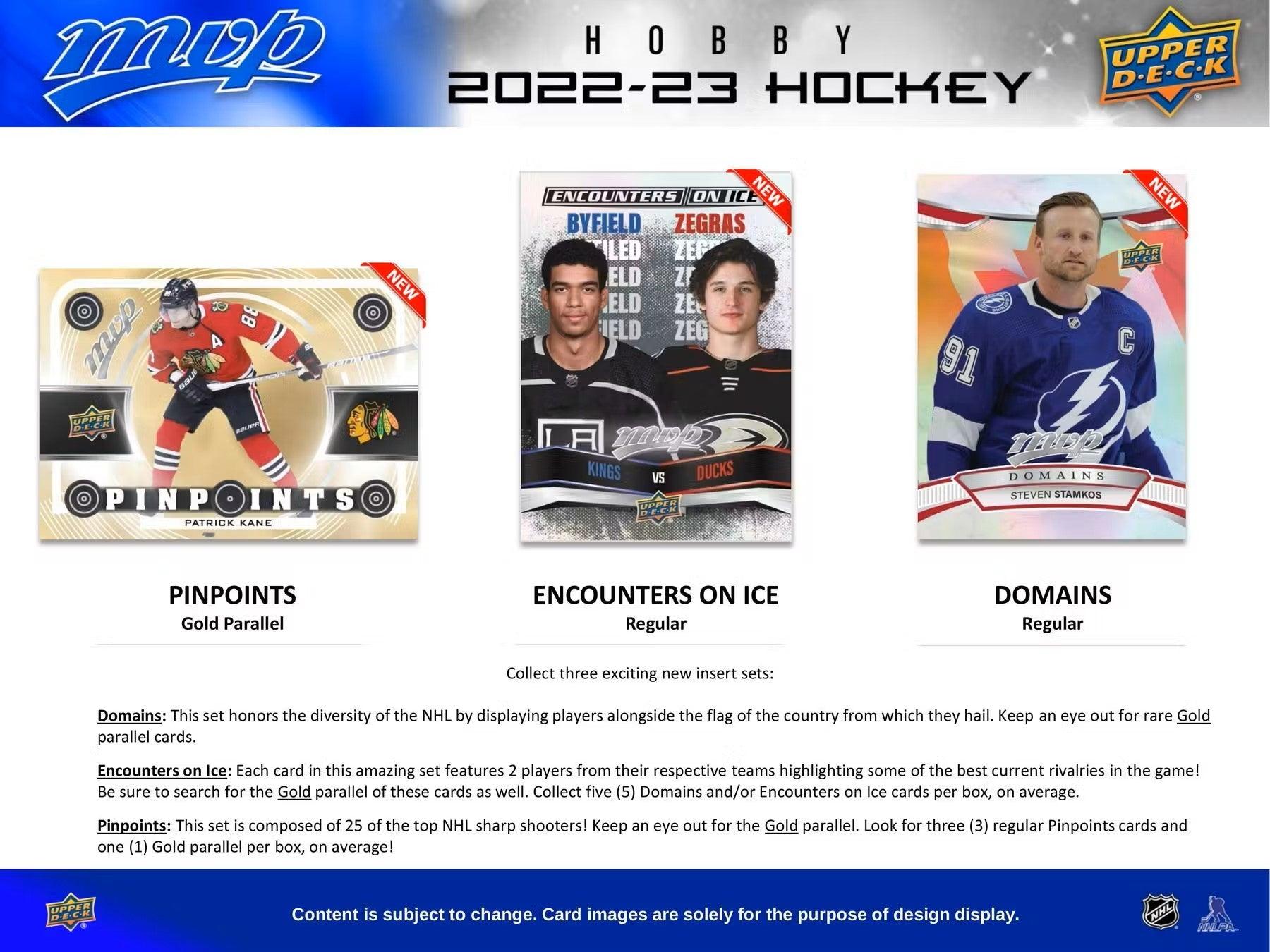 Hockey - 2022/23 - Upper Deck MVP - Hobby Box (20 Packs) Upper Deck 053334995610