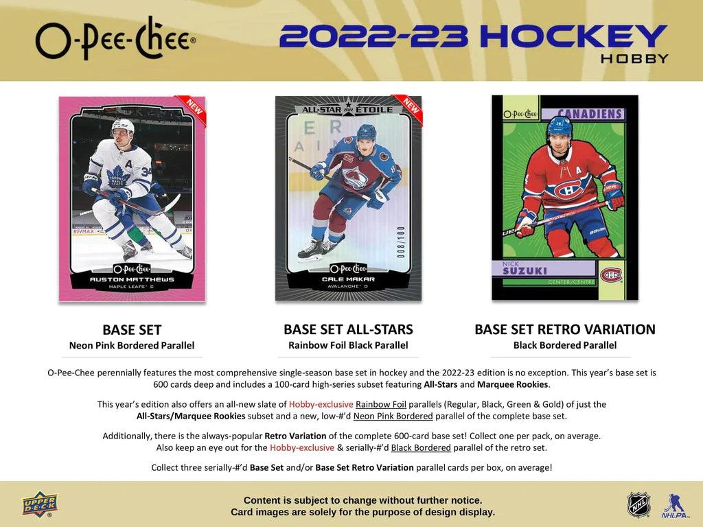 Hockey - 2022/23 - Upper Deck O - Pee - Chee - Hobby Box (18 Packs) Upper Deck 053334103633