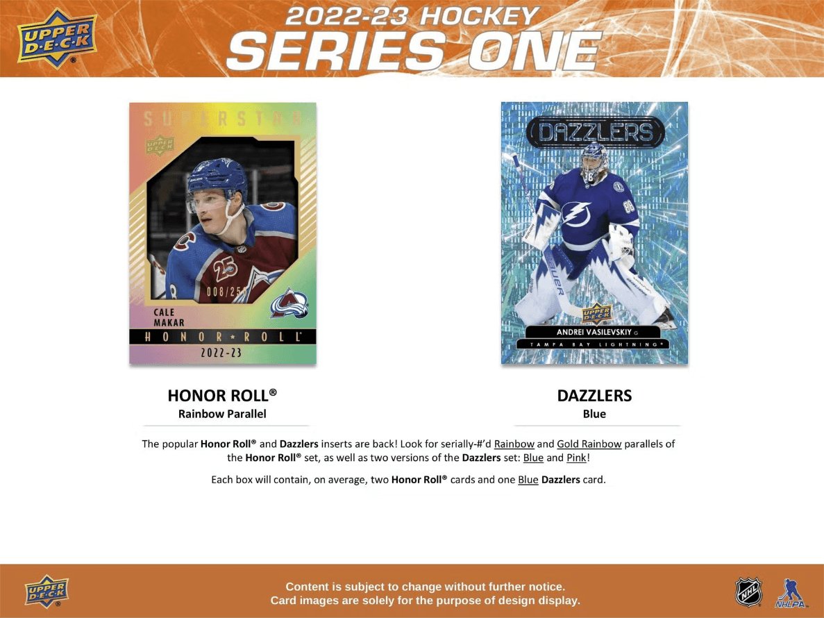 Hockey - 2022/23 - Upper Deck Series 1 - Hobby Box (24 Packs) Upper Deck 053334999724